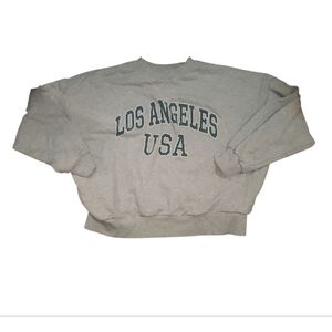 H&M small Grey gray Los Angeles USA sweatshirt top